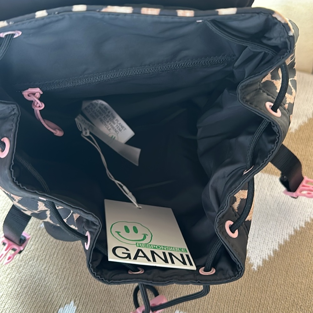Ganni Leopard Mini Backpack - Picture 7 of 7